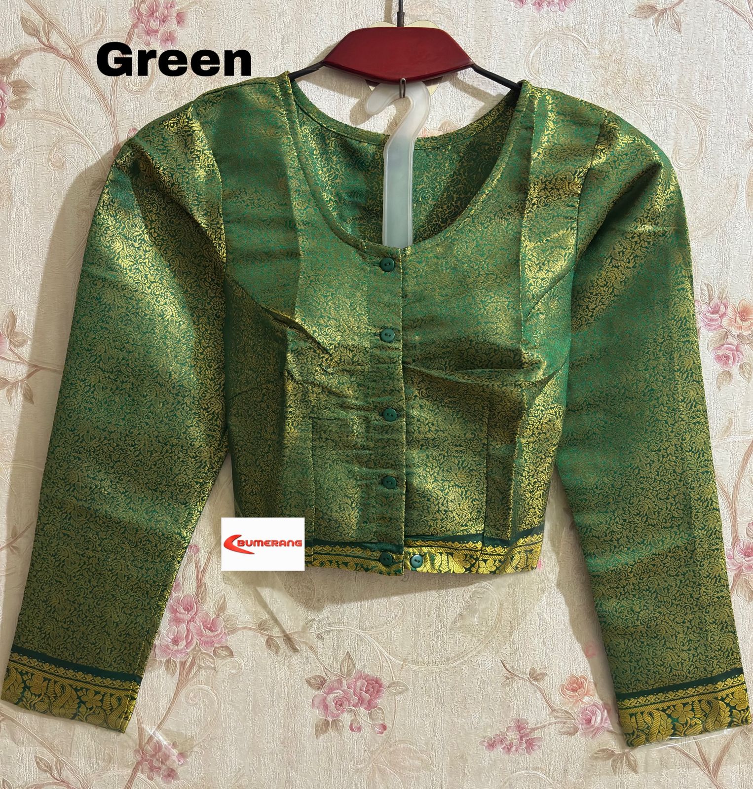 Kanchi Katan Full Sleeve Blouse