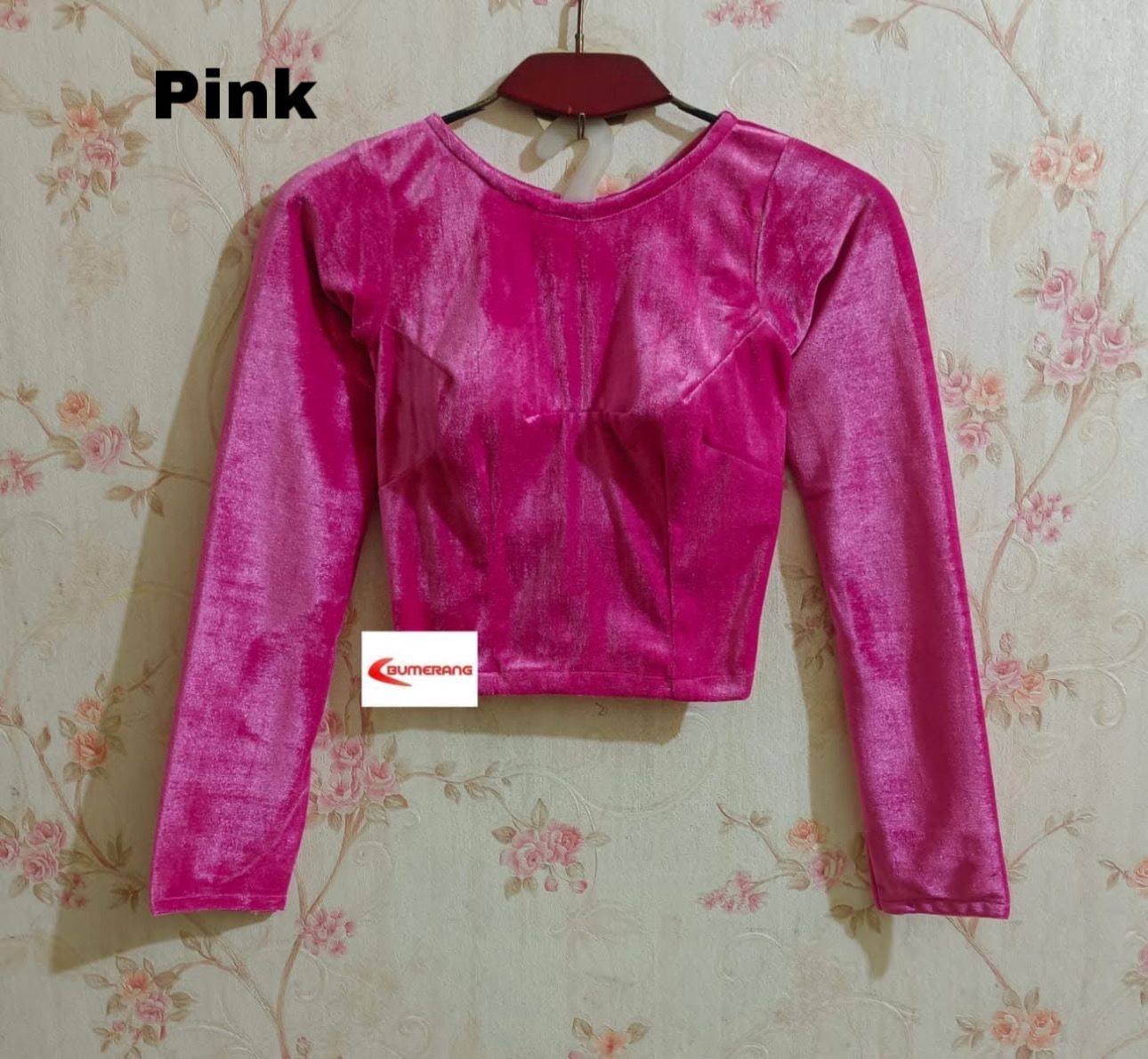 Velvet Full Sleeve Blouse