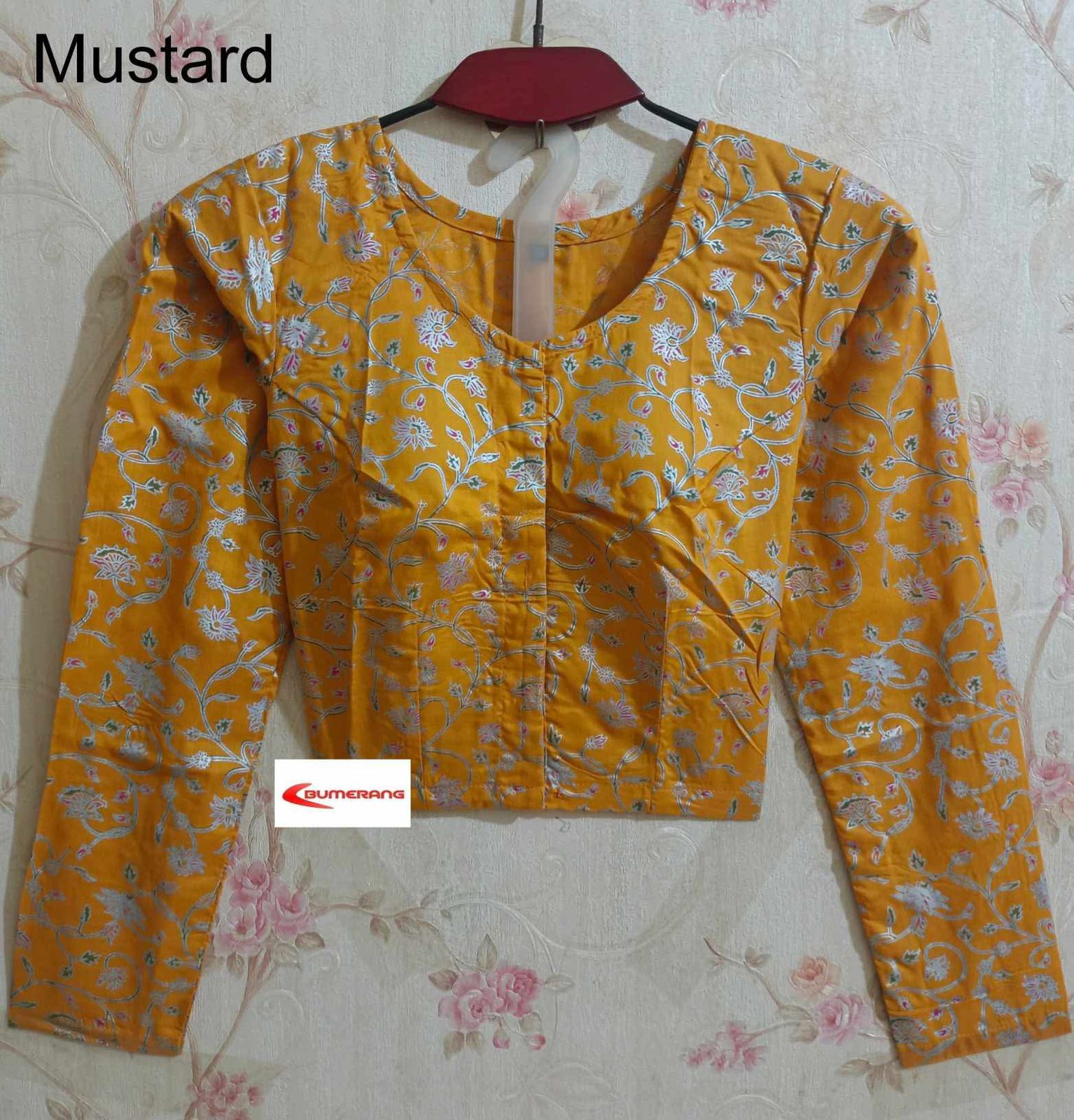 Ac Cotton Printed Full Sleeve Blouse