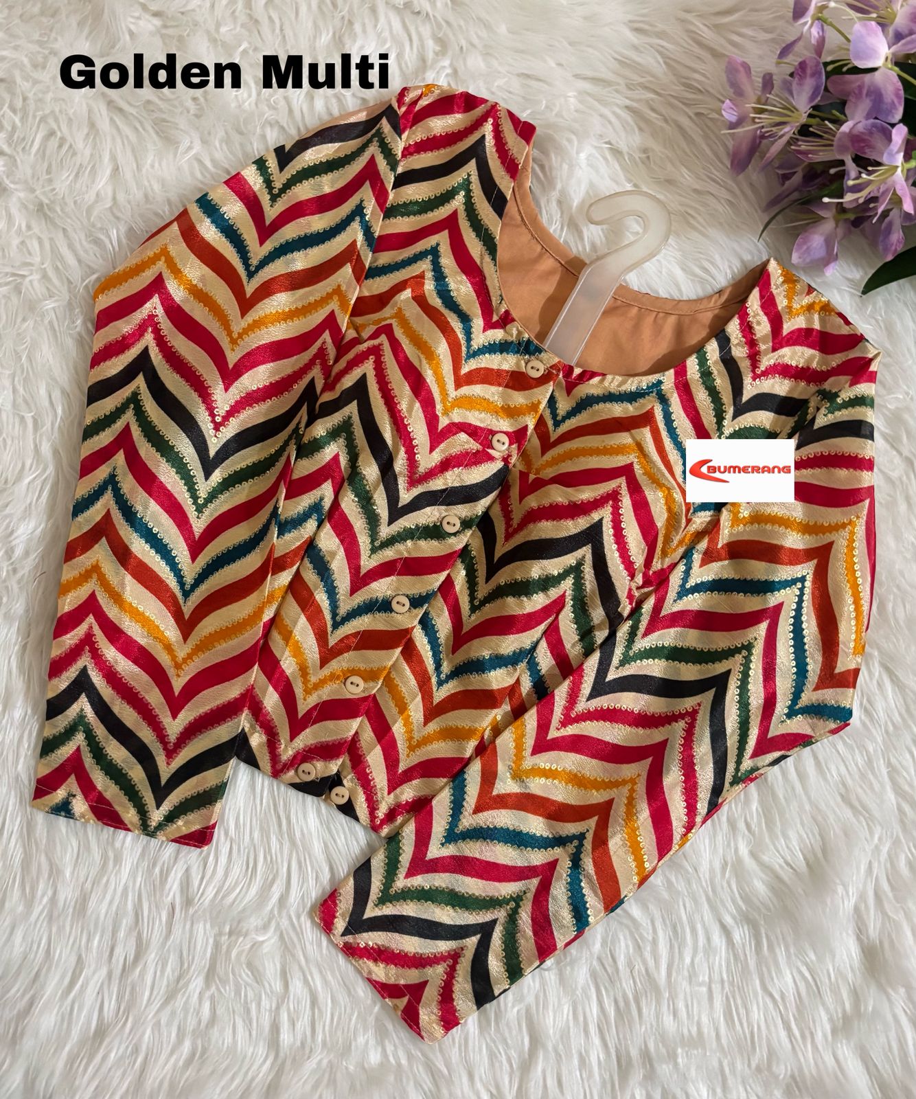 Chinon Multi Four Quarter Blouse