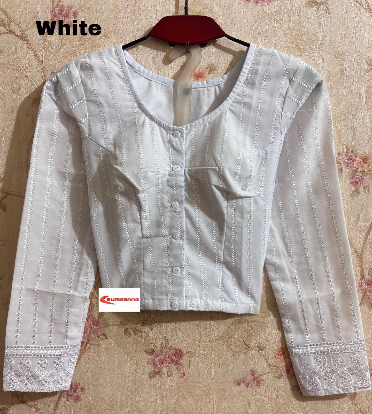 Chicken Cotton Full Sleeve Blouse