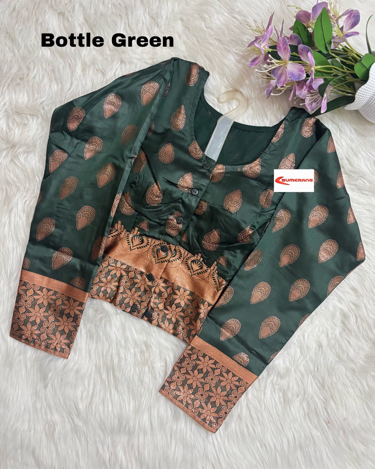 Katan Silk Four Quarter Blouse