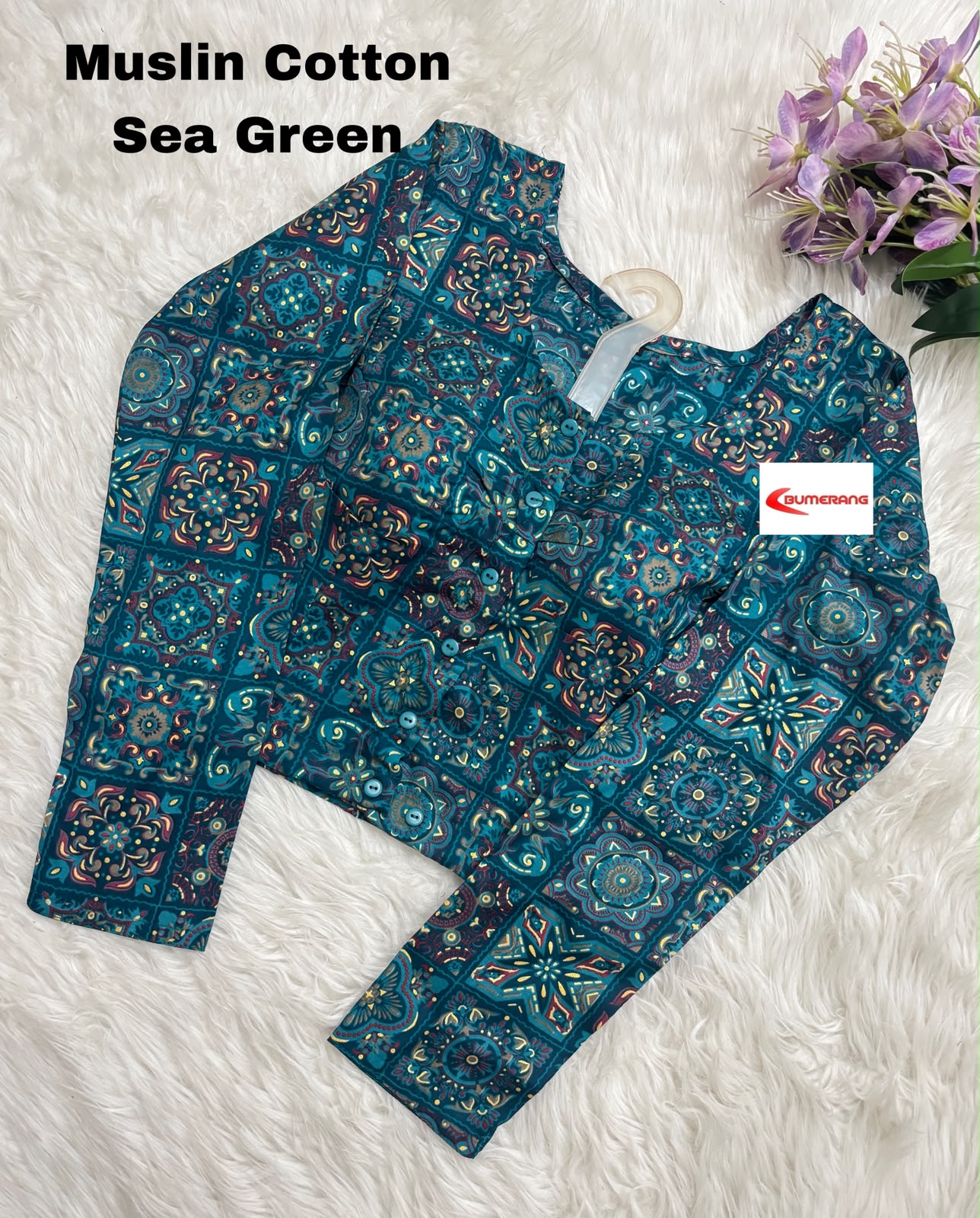 Muslin Cotton Full Sleeve Blouse